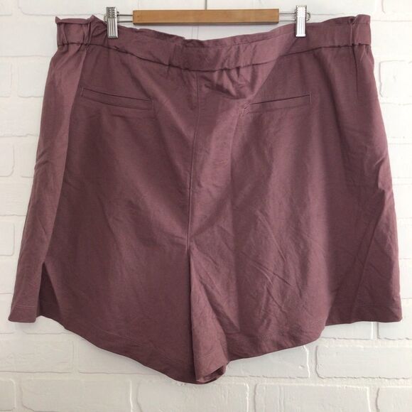 REITMANS very soft shorts bermudas elastic waist girly pockets in plus size 3X - Picture 3 of 10
